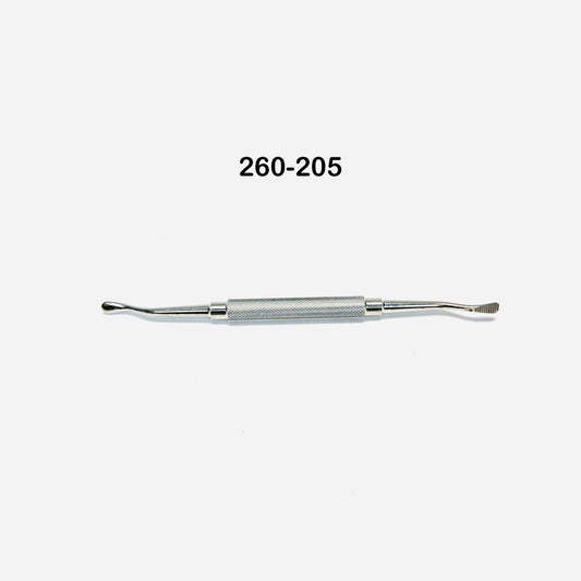 Jarit 260-205 Miller Rasp Double Ended 5.3mm x 6.3mm Serrated End, 7" Instrument