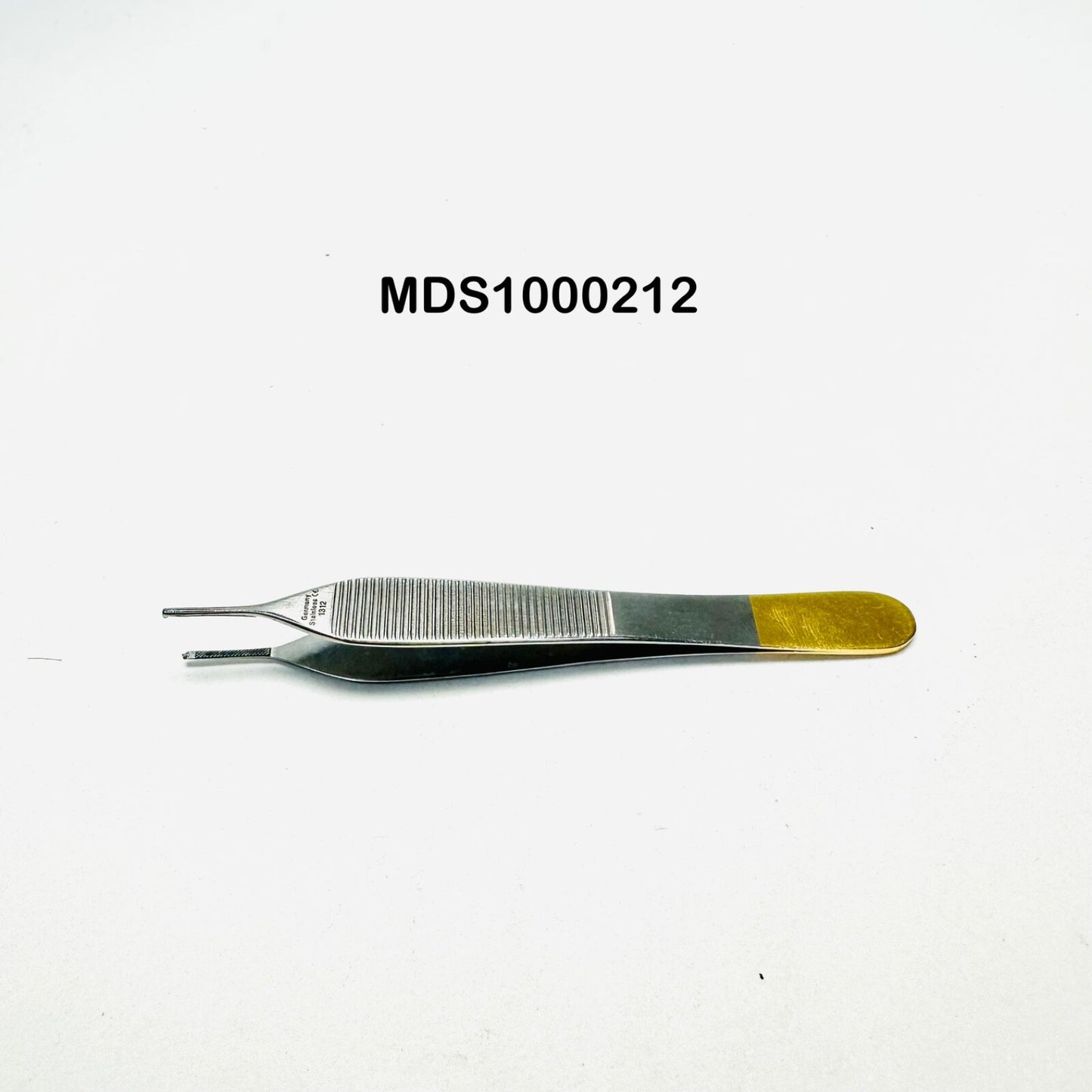 KÃ¶nig MDS1000212 Adson Cross Serrated Tissue Forceps 1x2 Teeth, 4.75"