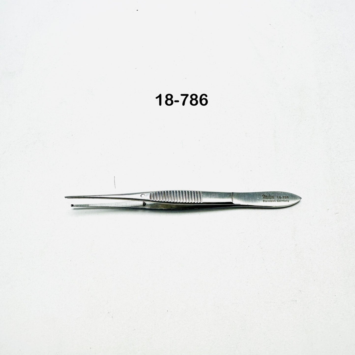 Miltex 18-786 Iris Forceps 4 Inch, 1 X 2 Teeth Instrument