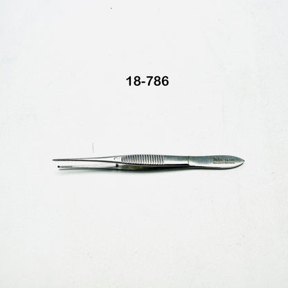 Miltex 18-786 Iris Forceps 4 Inch, 1 X 2 Teeth Instrument