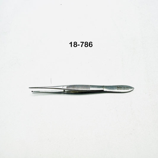 Miltex 18-786 Iris Forceps 4 Inch, 1 X 2 Teeth Instrument