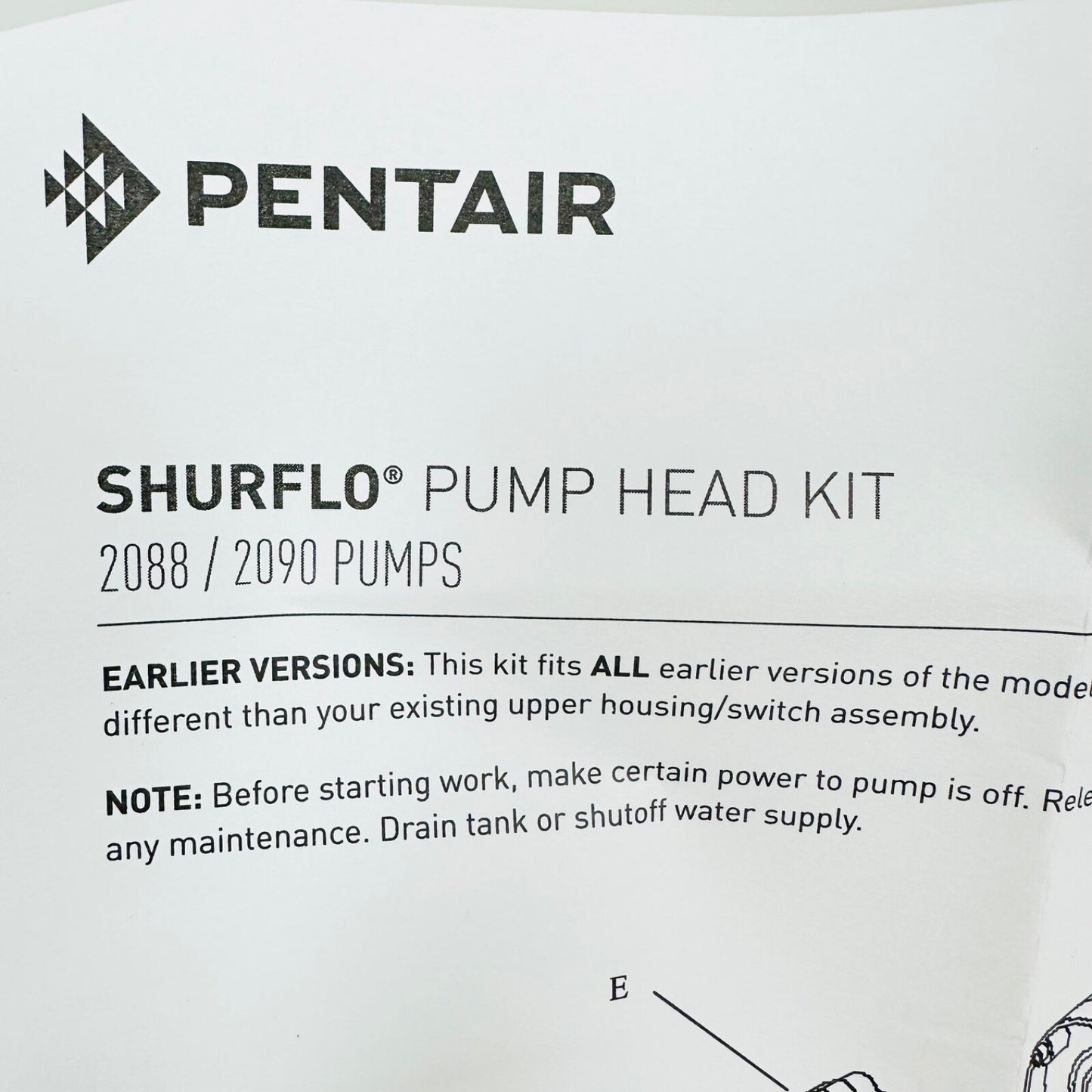 Shurflo 94-236-34 Pump Head Replacement Kit For 2088 / 2090 Pumps