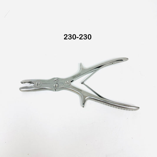 JARIT 230-230 Stille Luer Rongeur 10mm Bite, Straight, 8-3/4" Instrument