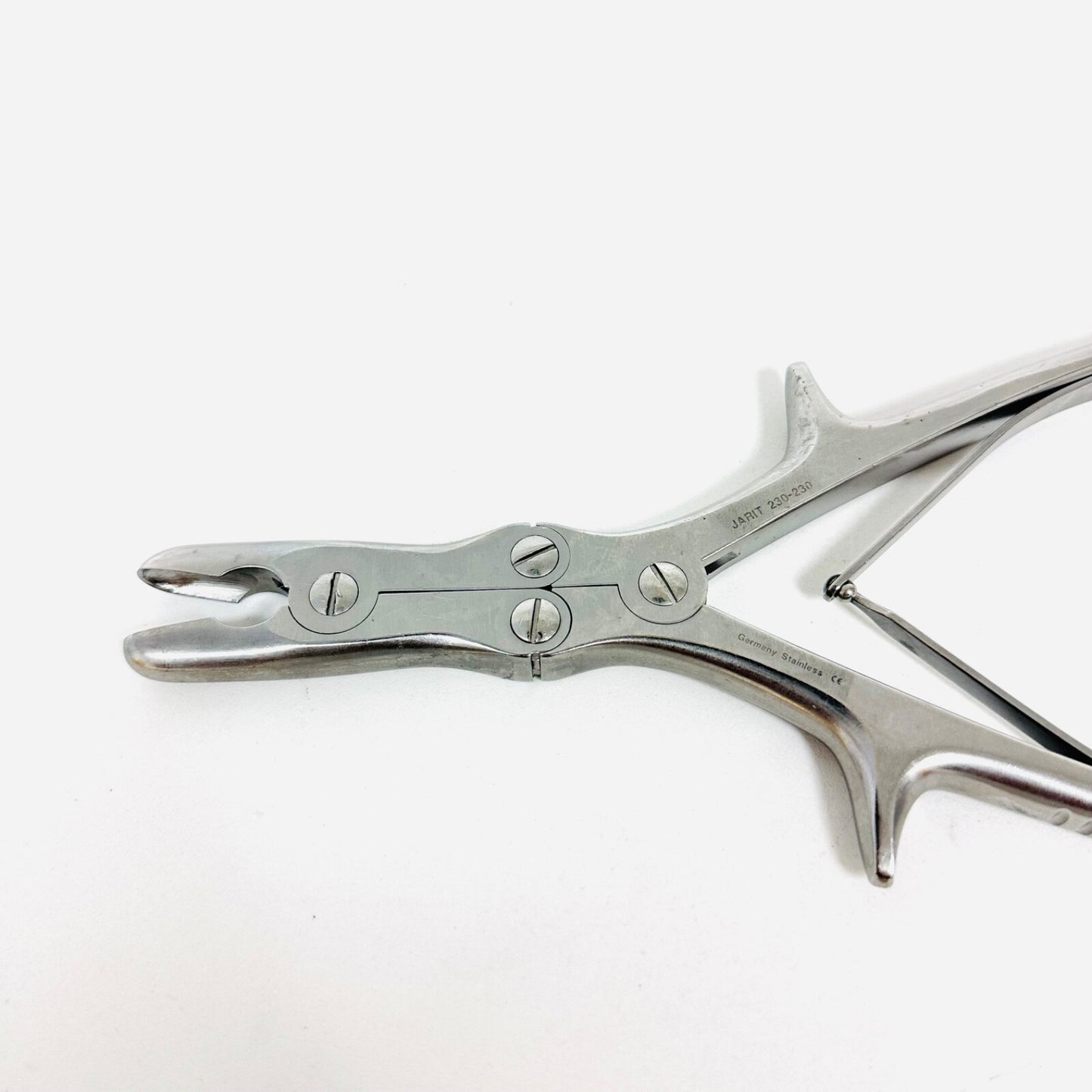 JARIT 230-230 Stille Luer Rongeur 10mm Bite, Straight, 8-3/4" Instrument