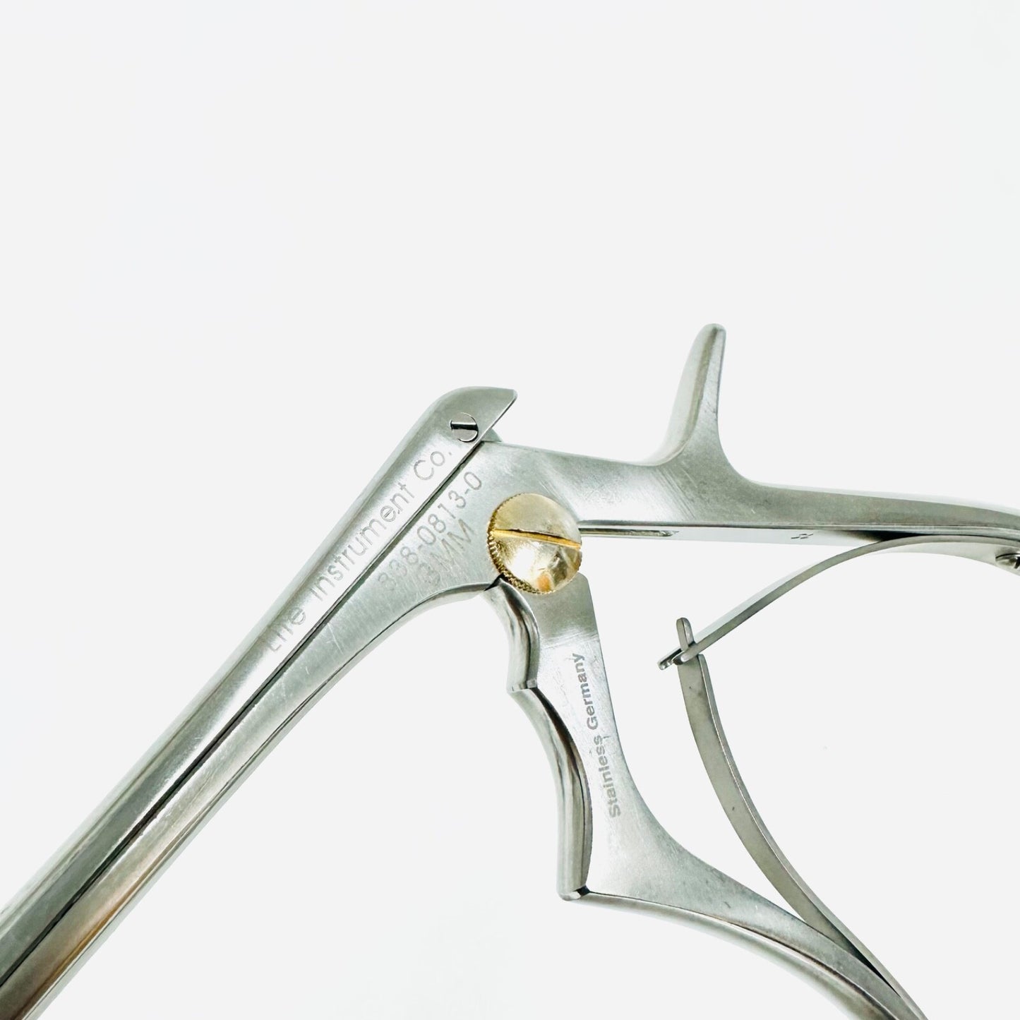 LIFE instruments 838-0813-0 Thin Footplate Kerrison 8", 40° FWD 3mm Instrument