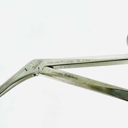 V. Mueller NL6152 Pituitary Rongeur Forceps 7 In Angled Down 3 X 10mm instrument