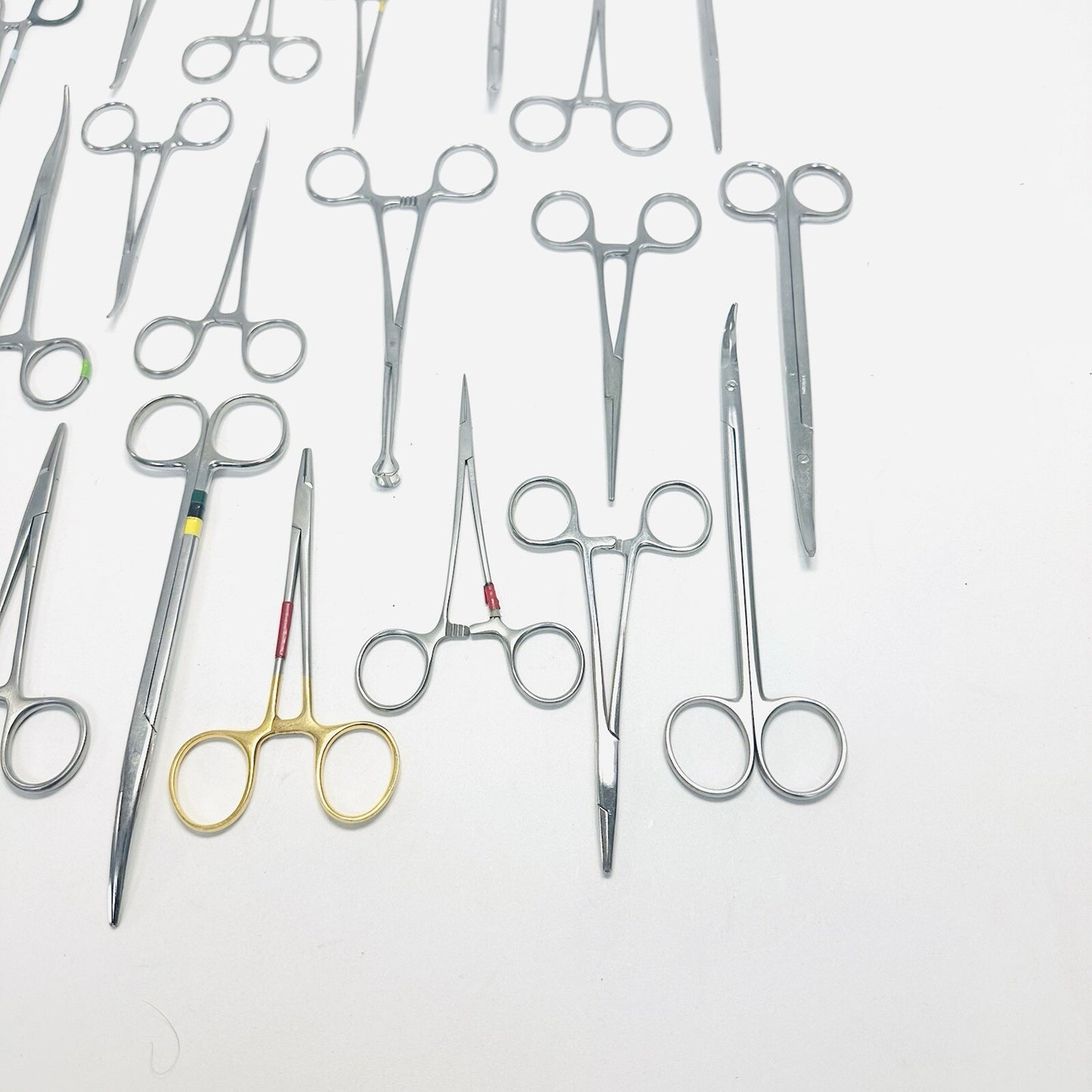 Surgical Forceps Stainless Steel Lot of 22 Instruments