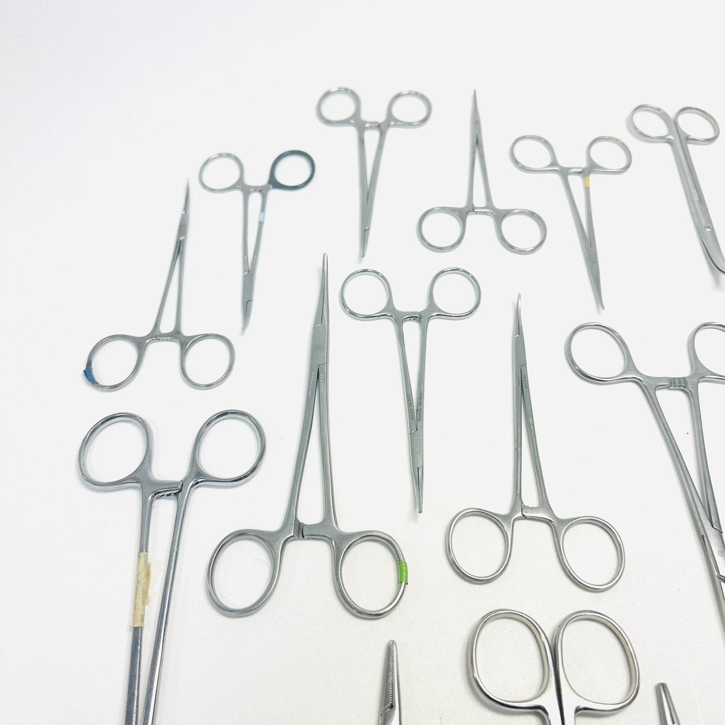 Surgical Forceps Stainless Steel Lot of 22 Instruments