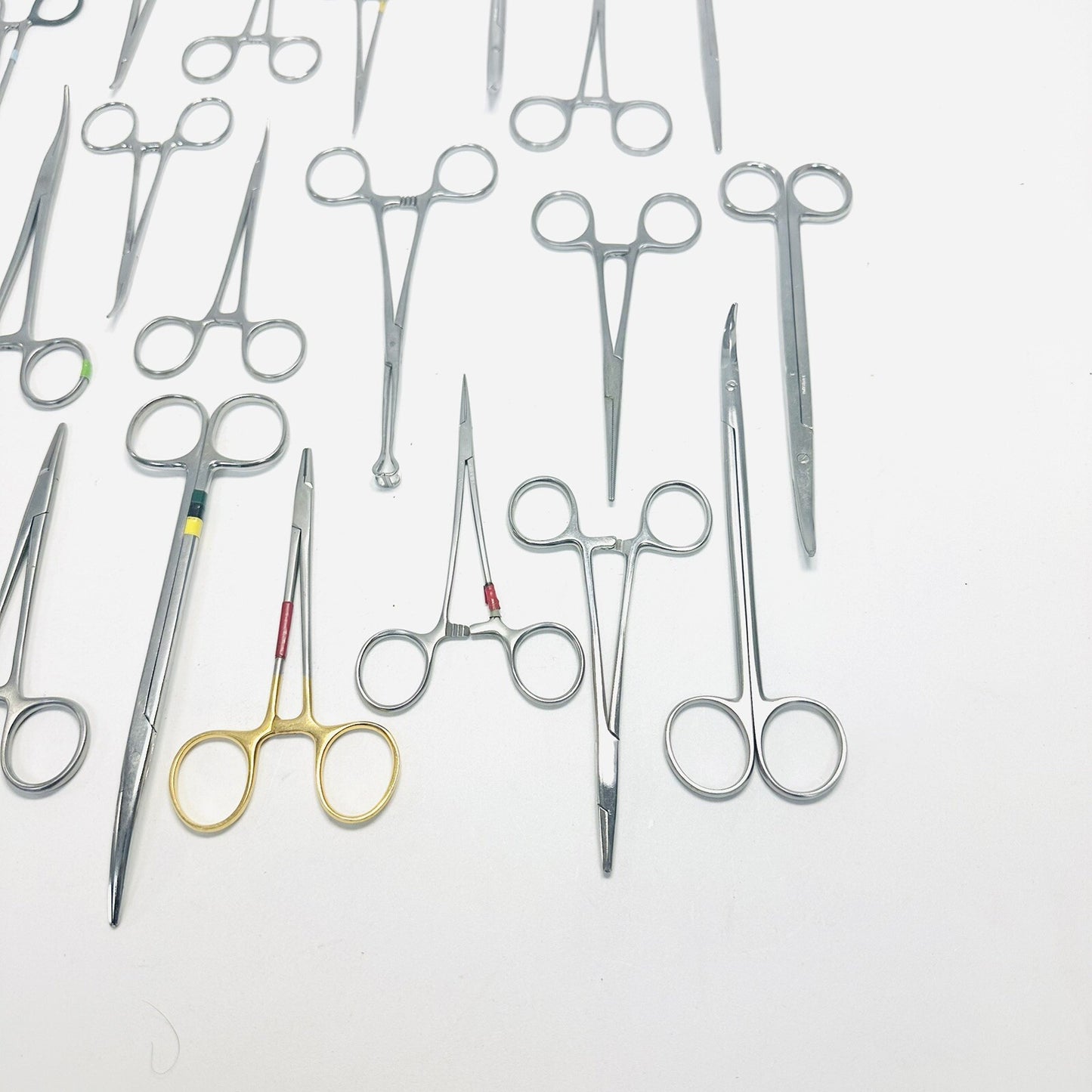 Surgical Forceps Stainless Steel Lot of 22 Instruments