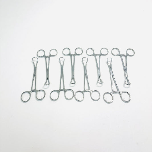 Surgical Backhaus Towel Forceps 5 1/4" Long Stainless Steel Lot of 8 Instrument