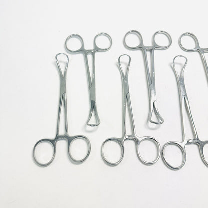 Surgical Backhaus Towel Forceps 5 1/4" Long Stainless Steel Lot of 8 Instrument
