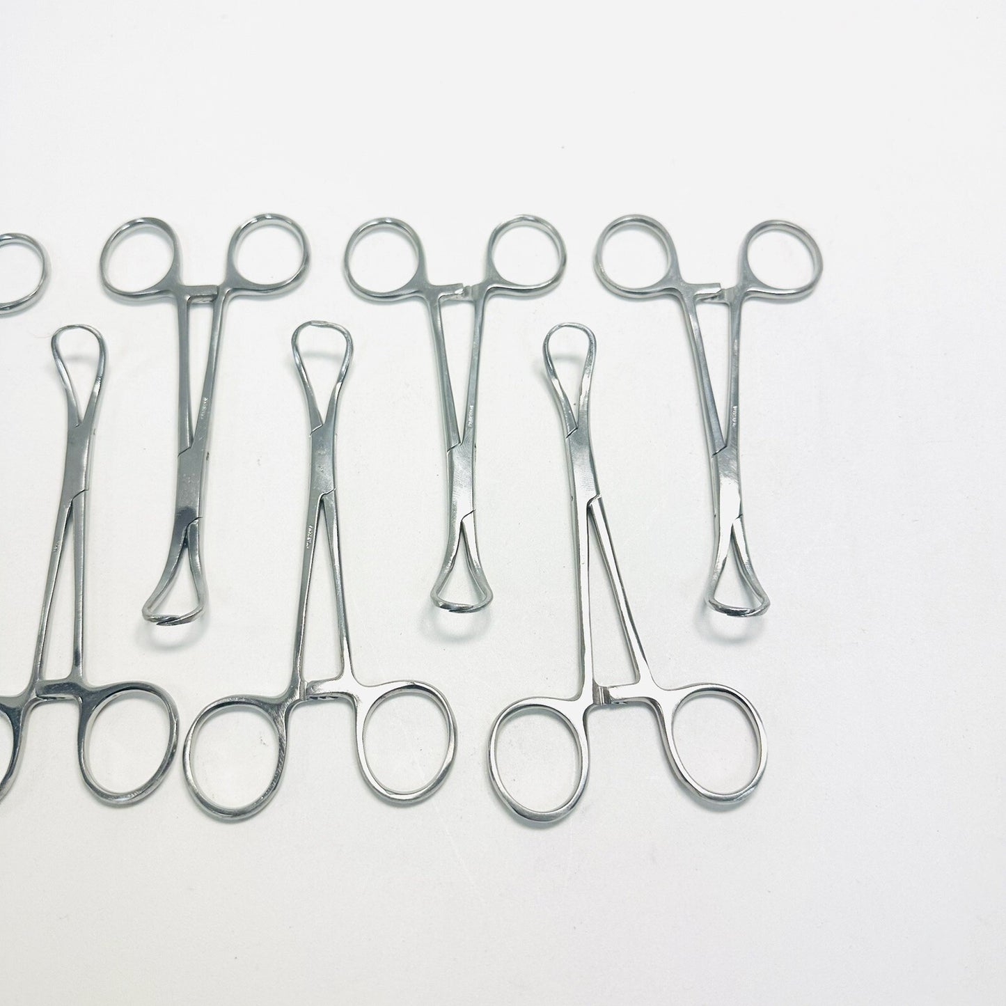 Surgical Backhaus Towel Forceps 5 1/4" Long Stainless Steel Lot of 8 Instrument