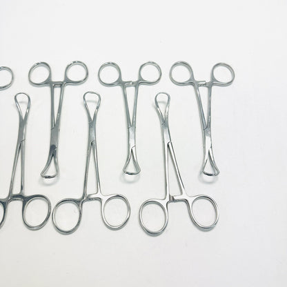 Surgical Backhaus Towel Forceps 5 1/4" Long Stainless Steel Lot of 8 Instrument