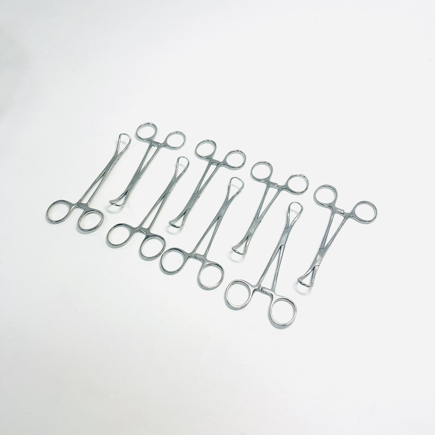 Surgical Backhaus Towel Forceps 5 1/4" Long Stainless Steel Lot of 8 Instrument