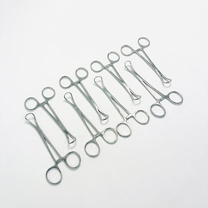 Surgical Backhaus Towel Forceps 5 1/4" Long Stainless Steel Lot of 8 Instrument