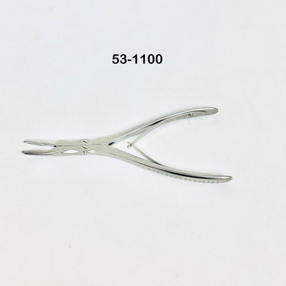 Codman 53-1100 Beyer Rongeur Dbl-Action Curved 2.5mm 7 Inch Instrument