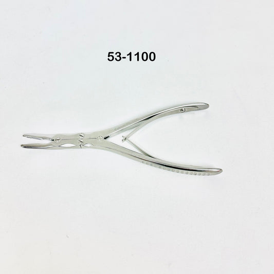 Codman 53-1100 Beyer Rongeur Dbl-Action Curved 2.5mm 7 Inch Instrument