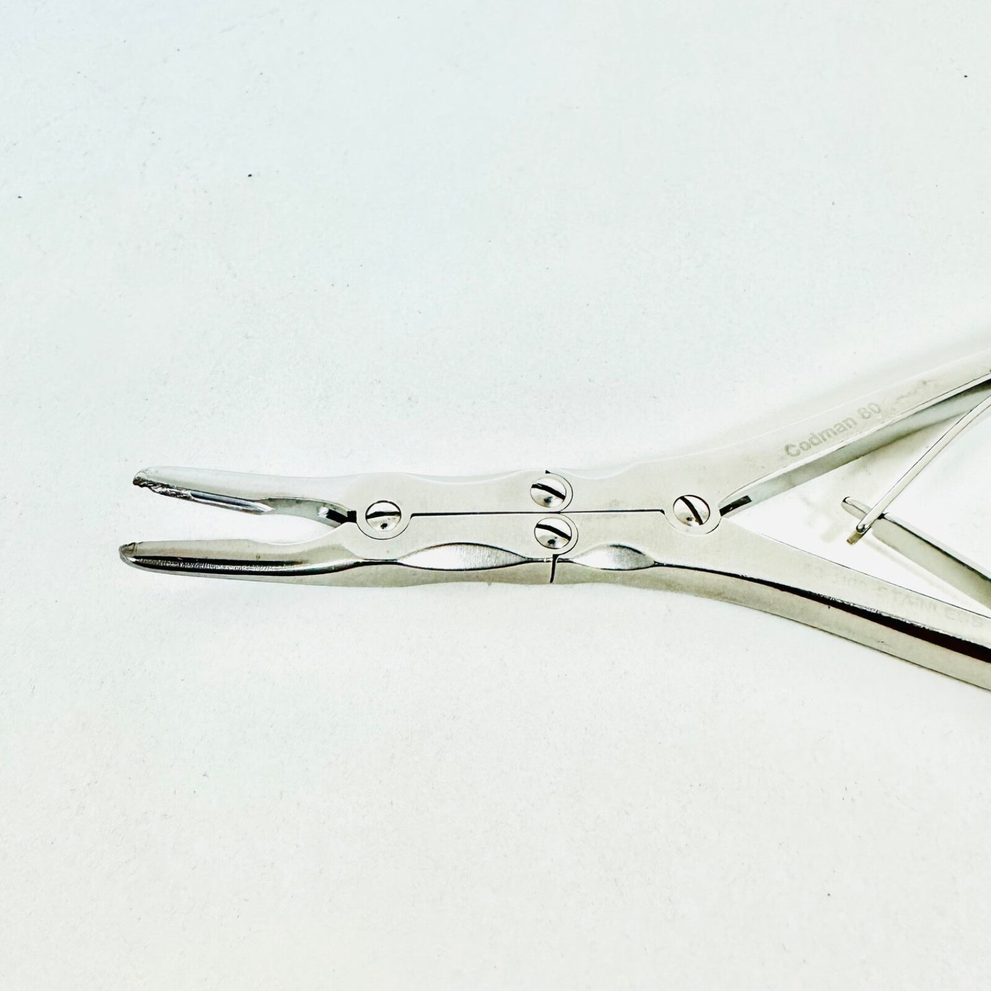 Codman 53-1100 Beyer Rongeur Dbl-Action Curved 2.5mm 7 Inch Instrument