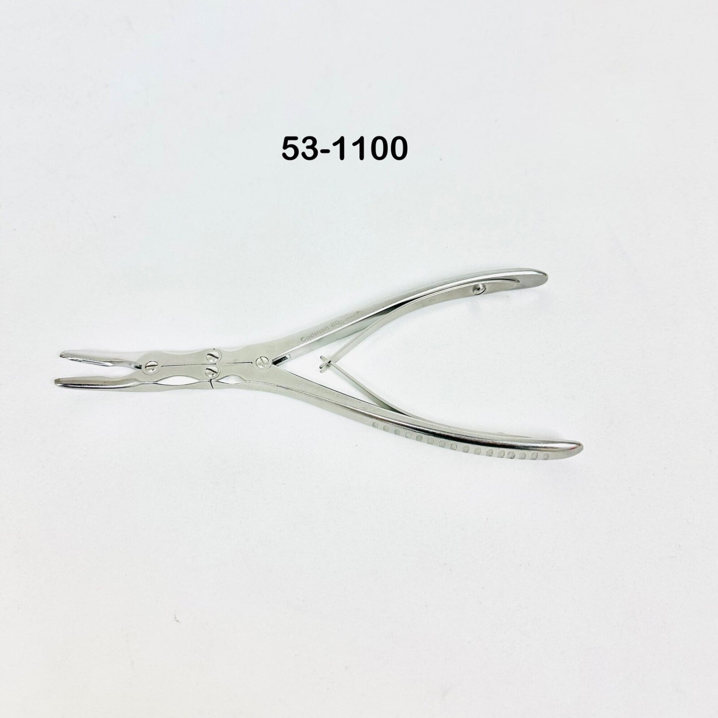 Codman 53-1100 Beyer Rongeur Dbl-Action Curved 2.5mm 7 Inch Instrument