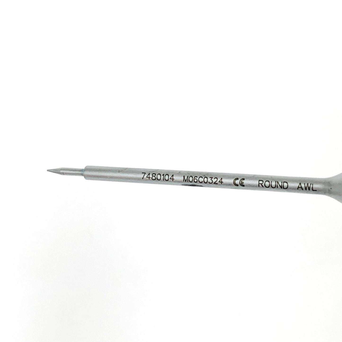 Medtronic 7480104 In-Line Handle Round Awl Instrument