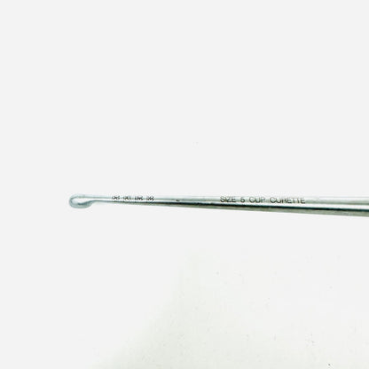 Medtronic 3280015 Cup Curette Size 5 Straight Instrument