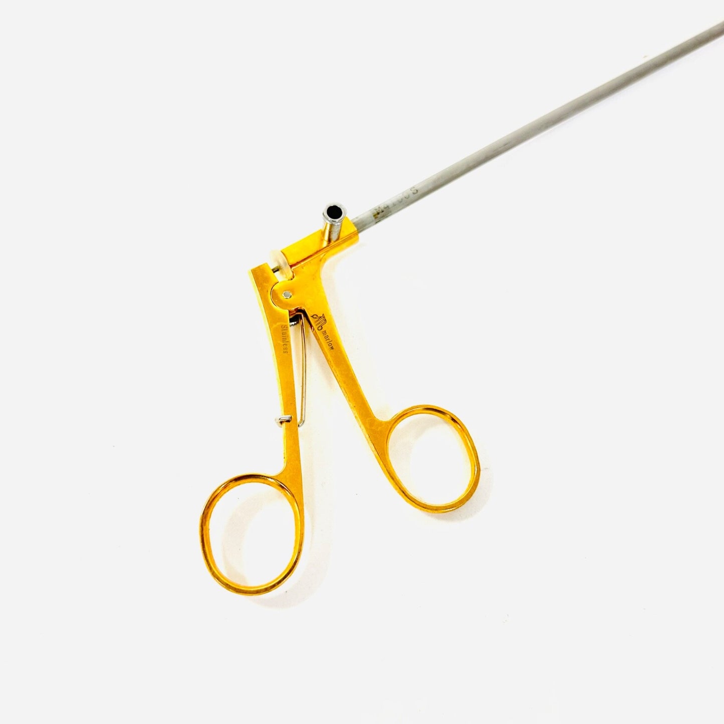 Cooper surgical / MARLOW M4100S Angled Needle Holder W/ Spring Handle 14" Length