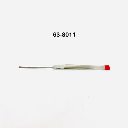 Codman 63-8011 Lemmon Intima Dissector, Slight Curve, 4mm Tip, 6.5" Instrument