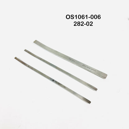 v. Mueller / Zimmer OS1061-006 Osteotome Lambotte 6mm  & 282-02 1/2€ (LOT OF 3)