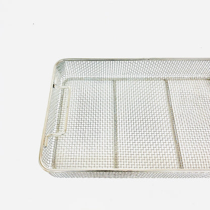 Stainless Steel Sterilization Wire Basket 15 X 9 X 2.5 Inch for Instruments