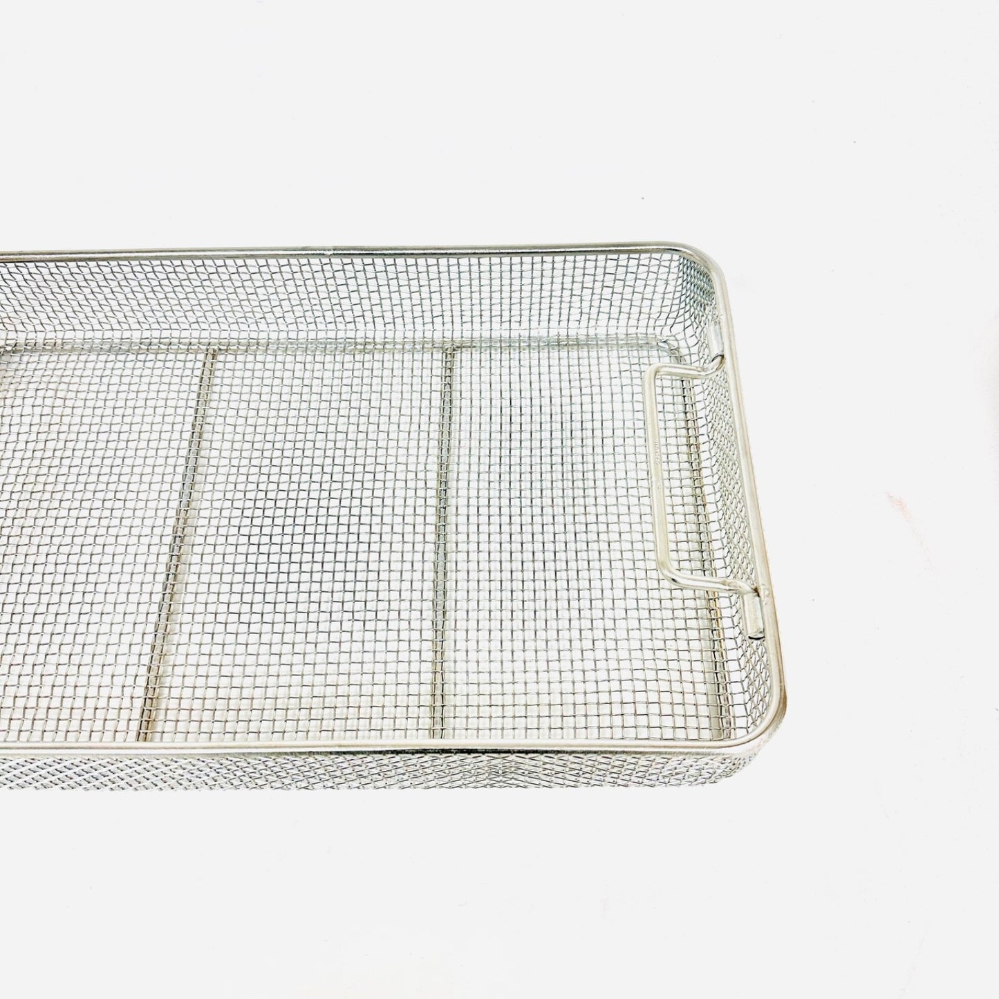 Stainless Steel Sterilization Wire Basket 15 X 9 X 2.5 Inch for Instruments
