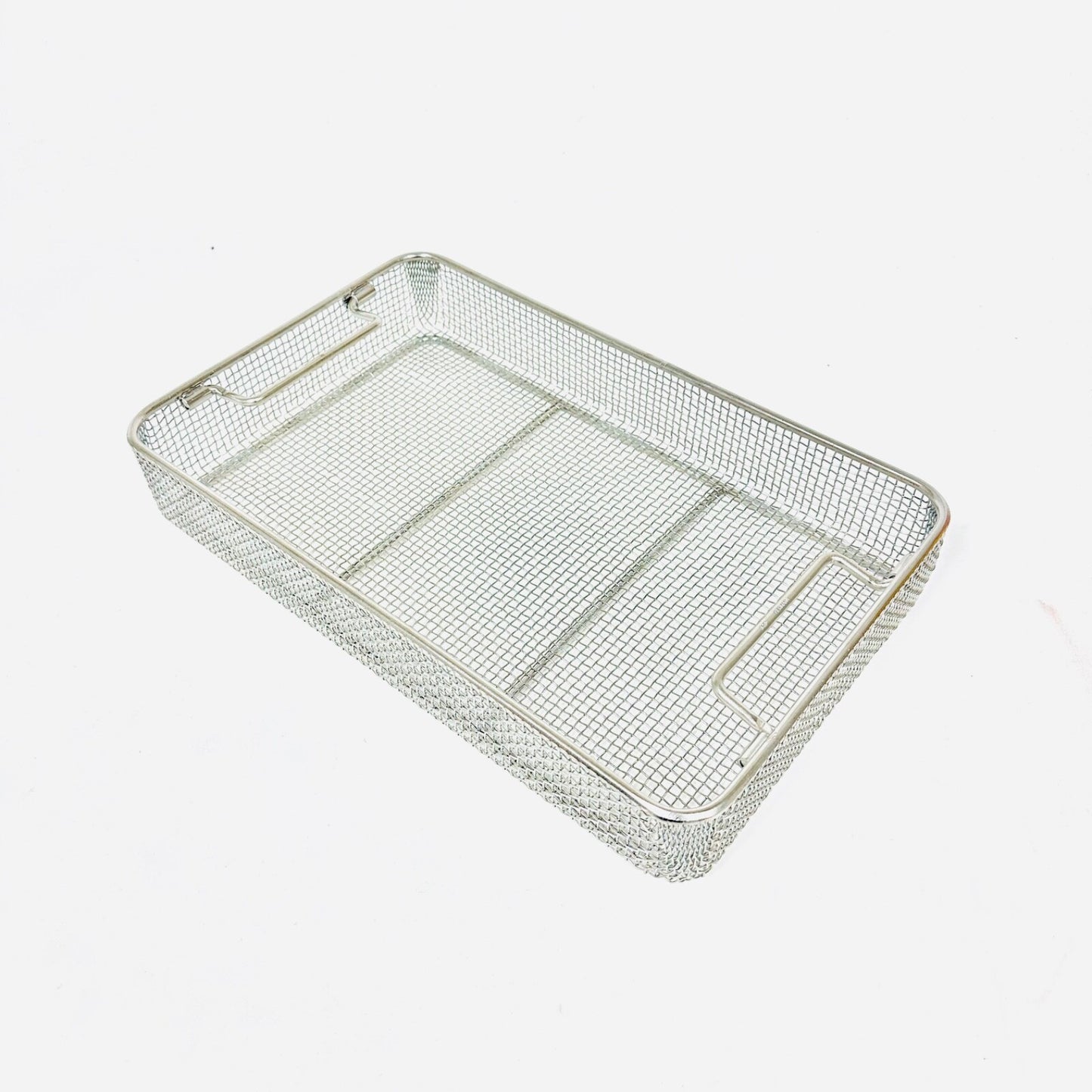 Stainless Steel Sterilization Wire Basket 15 X 9 X 2.5 Inch for Instruments