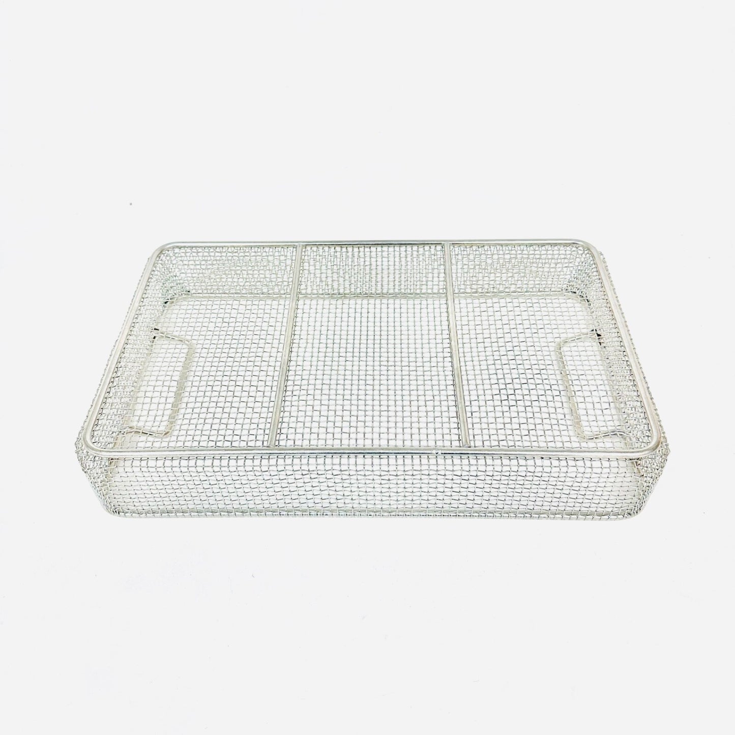 Stainless Steel Sterilization Wire Basket 15 X 9 X 2.5 Inch for Instruments
