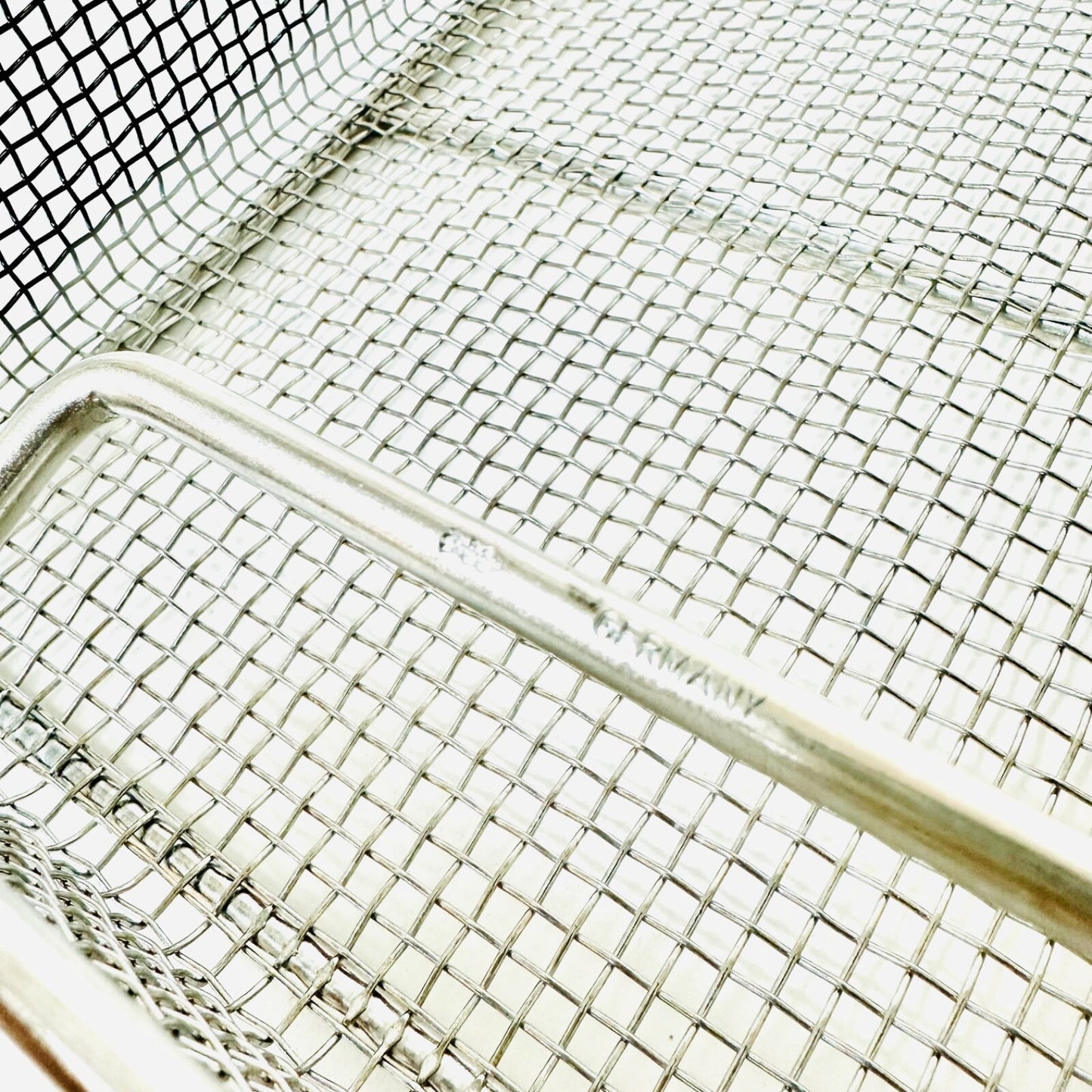 Stainless Steel Sterilization Wire Basket 15 X 9 X 2.5 Inch for Instruments