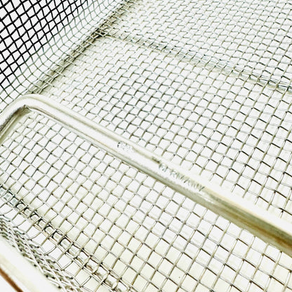 Stainless Steel Sterilization Wire Basket 15 X 9 X 2.5 Inch for Instruments