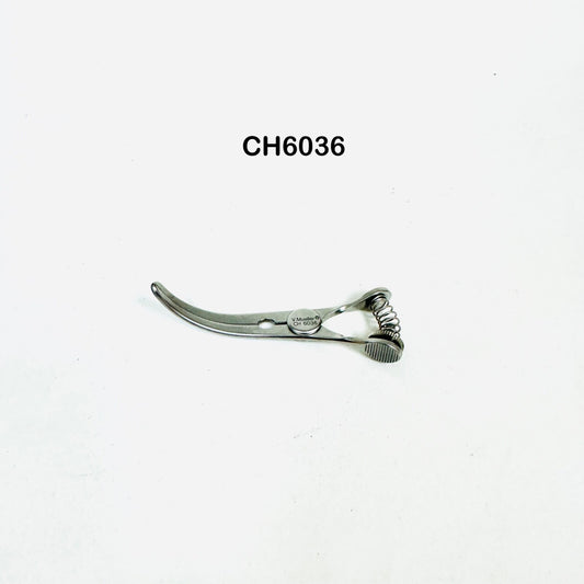 V. Mueller CH6036 Clamp, Cooley Bulldog Curved Jaw 2.5 cm Instrument