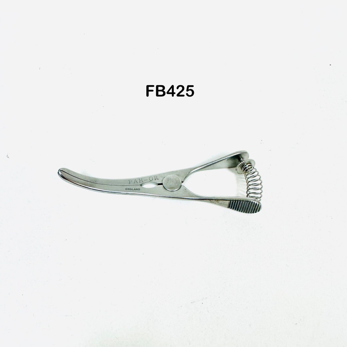 FB425 Clamp, Cooley Bulldog Curved Jaw Stainless Instrument