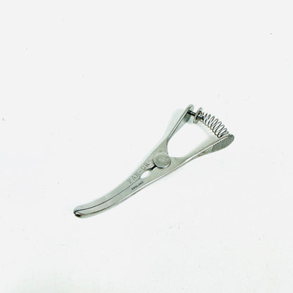 FB425 Clamp, Cooley Bulldog Curved Jaw Stainless Instrument