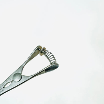 FB425 Clamp, Cooley Bulldog Curved Jaw Stainless Instrument