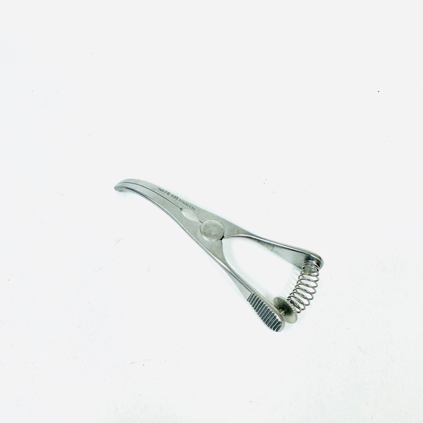 FB425 Clamp, Cooley Bulldog Curved Jaw Stainless Instrument