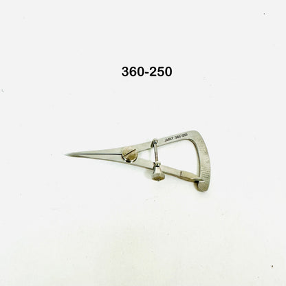 JARIT INTEGRA 360-250 Castroviejo Caliper Straight, 3-1/4" Instrument