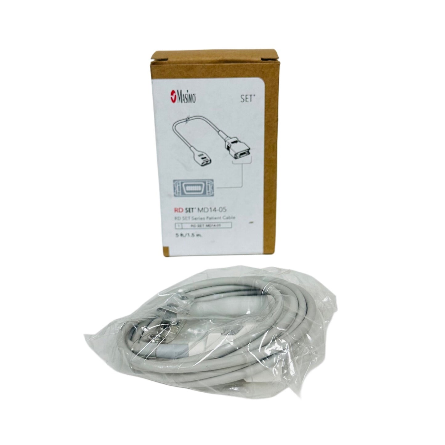 Masimo 4080 MD14-05 RD SET Series Patient Cable 5 ft./1.5 m.