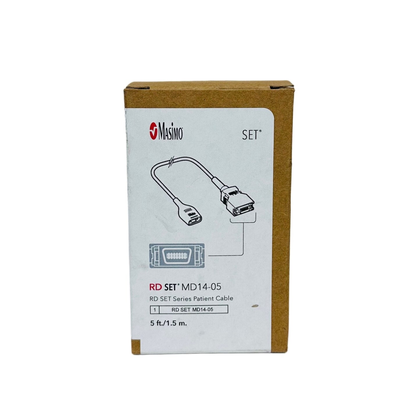 Masimo 4080 MD14-05 RD SET Series Patient Cable 5 ft./1.5 m.