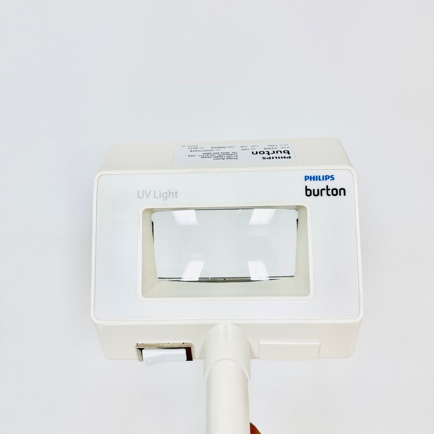 Philips Burton UV502 UV Exam Light With Magnifier Handheld