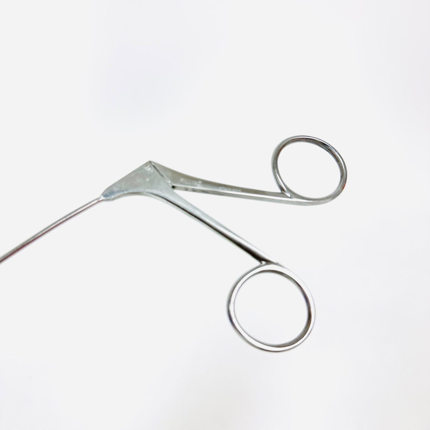 Pilling 506462 Jako-Kleinsasser Micro Cup Forcep Angled up, 2.4 mm Tip, 8-5/8"