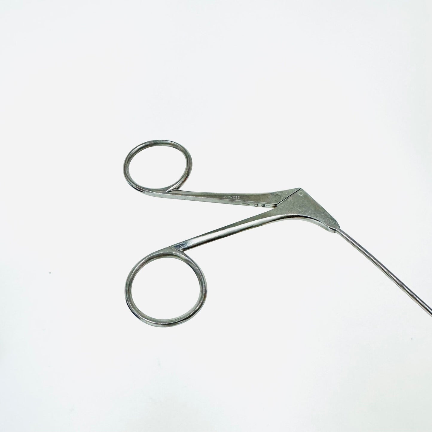 Pilling 506462 Jako-Kleinsasser Micro Cup Forcep Angled up, 2.4 mm Tip, 8-5/8"