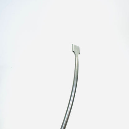 Periosteal Elevator Curved Stainless Steel Wide Blade, 10 Inch Length Instrument