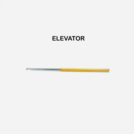 Elevator Curved Up Tip , Stainless 7 Inch Instrument