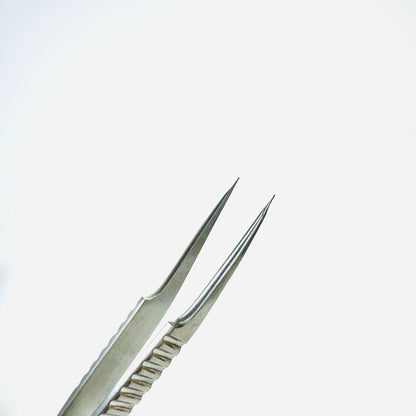 Dumont S&T D-5A Vessel Dilator Forceps 11cm 0.2mm 10° Angulated Tip Instrument