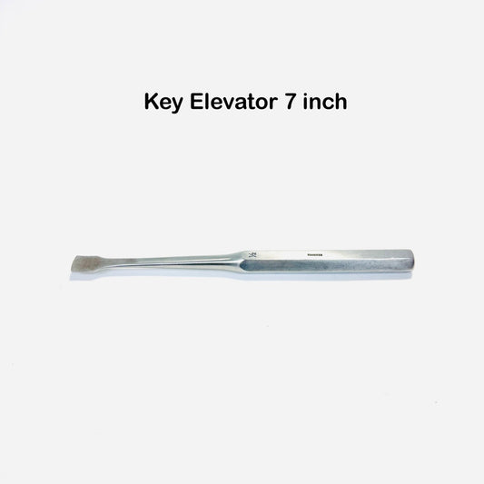 Key Elevator Stainless Steel Germany 1/2" Tip , 7 Inch Instrument