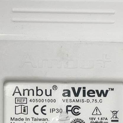 Ambu REF 405001000 aView Monitor With Power Supply